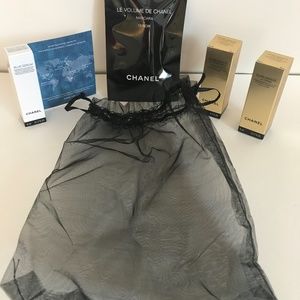 CHANEL Four piece makeup and skincare set!